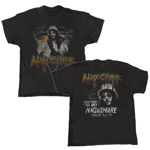Alice Cooper Bats Tour Style Shock Rock Graphic Unisex T Shirt 166 2 Sided